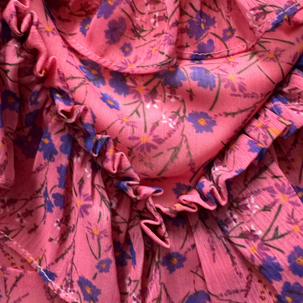 MAJORELLE Pink Ruffled Off-Shoulder Mini Dress - Picture 5 of 6